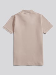 U.S. Polo Assn Natural Herringbone Texture Polo Shirt - Image 6 of 7