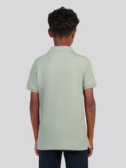 U.S. Polo Assn Green Twill Texture Polo Shirt - Image 4 of 7