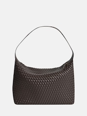 Smith & Soul Brown Faux Leather Plaited Hobo Bag - Image 1 of 5