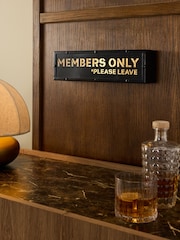 Black Members Only Light Up Box Wall Art - Image 3 of 8
