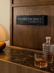 Black Members Only Light Up Box Wall Art - Image 4 of 8