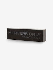 Black Members Only Light Up Box Wall Art - Image 6 of 8