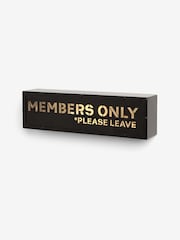 Black Members Only Light Up Box Wall Art - Image 7 of 8