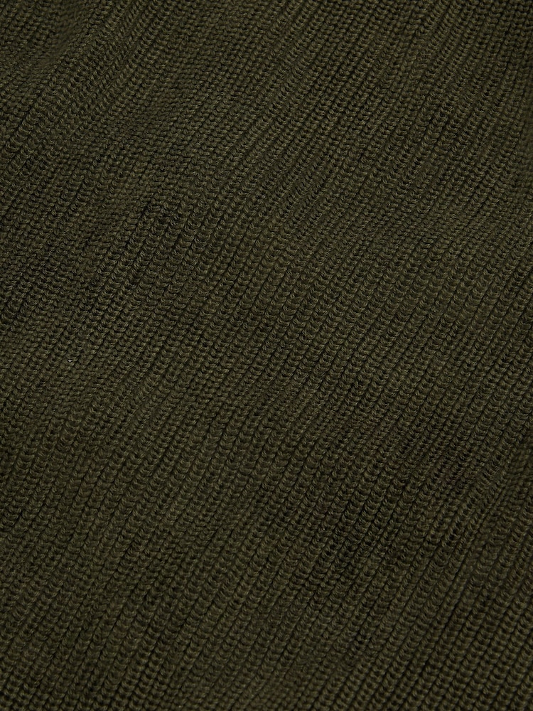 Peckham Rye Green Funnel Zip Knit Cardigan - Image 11 of 11 Peckham Rye Green Funnel Zip Knit Cardigan - Image 11 of 11