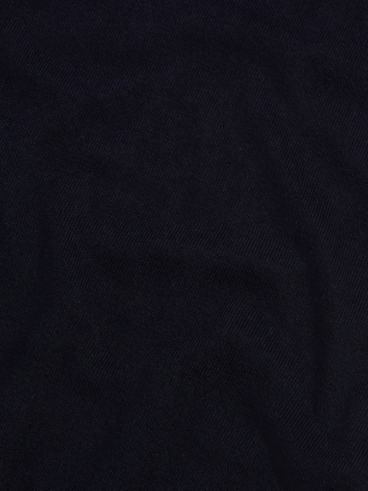 Peckham Rye Blue Knitted Short Sleeve Polo Shirt - Image 12 of 12