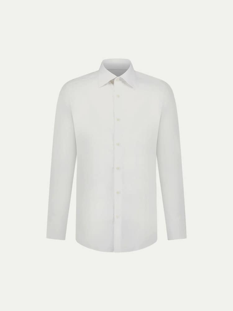 Peckham Rye White High Collar Shirt - Image 1 of 6 Peckham Rye White High Collar Shirt - Image 1 of 6