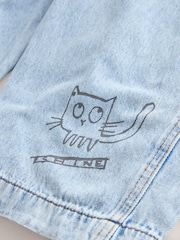 Graffiti Printed Denim Dungarees (3-16yrs) - Image 9 of 9