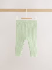 Sage Green Baby Knitted Jumper and Leggings Set 2 Piece (0mths-3yrs) - Image 6 of 9
