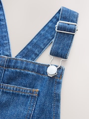 Blue Rinse Wash Denim Dungarees (3-16yrs) - Image 8 of 9