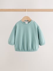 Sage Green Baby Sweat Top And Legging Set (0mths-2yrs) - Image 6 of 14