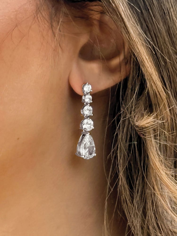 Ivory & Co Silver Tone Porto Earrings - Image 4 of 4 Ivory & Co Silver Tone Porto Earrings - Image 4 of 4