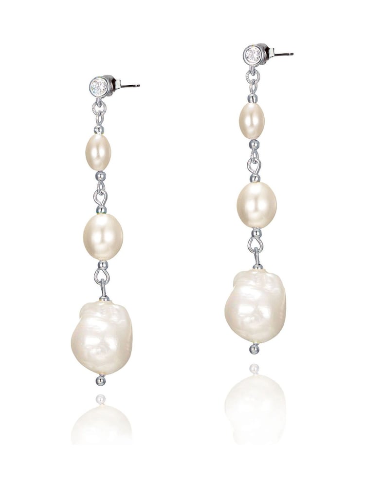 Ivory & Co Silver Tone Cheltenham Earrings - Image 1 of 4 Ivory & Co Silver Tone Cheltenham Earrings - Image 1 of 4