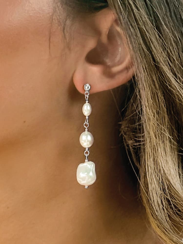 Ivory & Co Silver Tone Cheltenham Earrings - Image 4 of 4 Ivory & Co Silver Tone Cheltenham Earrings - Image 4 of 4