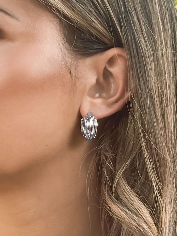 Ivory & Co Silver Tone Galway Earrings - Image 4 of 4 Ivory & Co Silver Tone Galway Earrings - Image 4 of 4