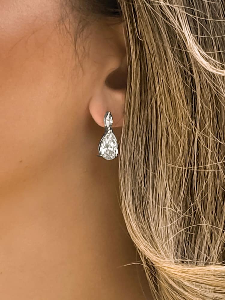 Ivory & Co Silver Tone Genova Earrings - Image 4 of 4 Ivory & Co Silver Tone Genova Earrings - Image 4 of 4