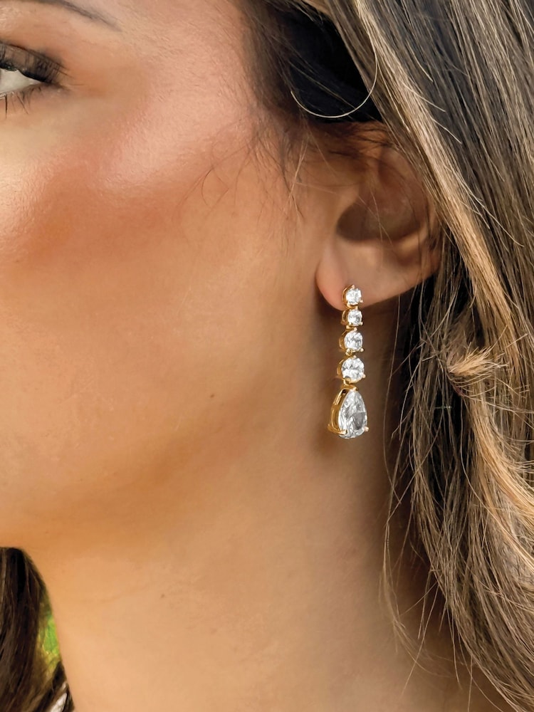Ivory & Co Gold Tone Porto Earrings - Image 4 of 4 Ivory & Co Gold Tone Porto Earrings - Image 4 of 4