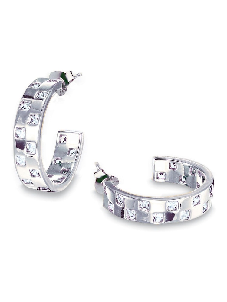 Ivory & Co Silver Tone Colchester Earrings - Image 1 of 4 Ivory & Co Silver Tone Colchester Earrings - Image 1 of 4