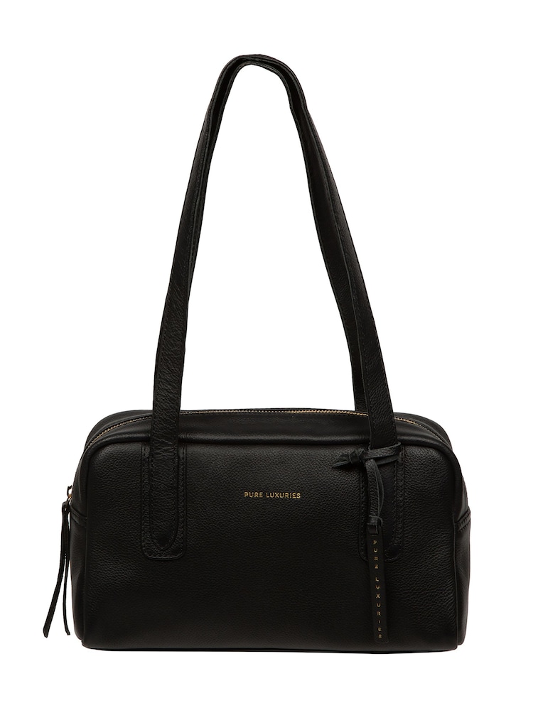 Pure Luxuries London Fenella' Leather Black Handbag - Image 1 of 5 Pure Luxuries London Fenella' Leather Black Handbag - Image 1 of 5