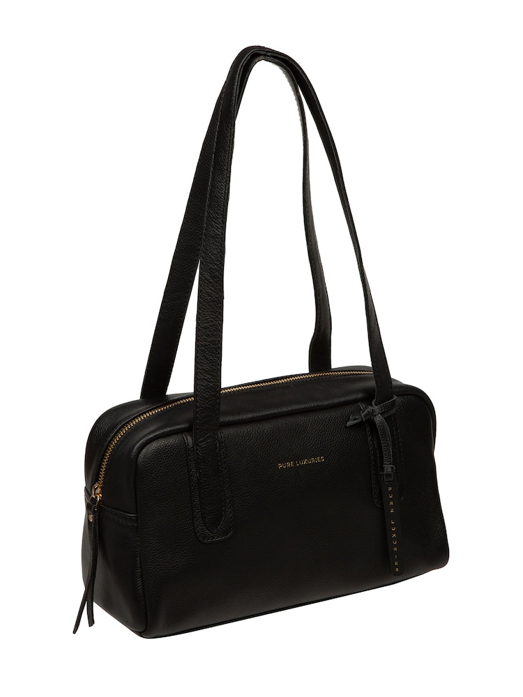 Pure Luxuries London Fenella' Leather Black Handbag - Image 2 of 5 Pure Luxuries London Fenella' Leather Black Handbag - Image 2 of 5