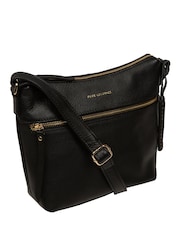 Pure Luxuries London Thorne' Leather Black Cross-Body Bag - Image 2 of 5