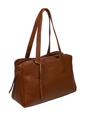 Marrón - Pure Luxuries London Farncombe' Black Leather Handbag - Imagen 4 de 8