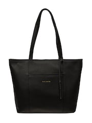 Pure Luxuries London Wimbley' Leather Black Tote Bag - Image 1 of 7