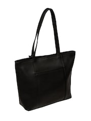 Pure Luxuries London Wimbley' Leather Black Tote Bag - Image 2 of 7