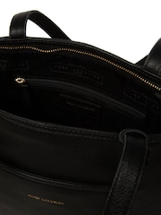 Pure Luxuries London Wimbley' Leather Black Tote Bag - Image 3 of 7