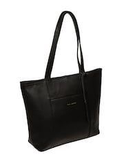 Pure Luxuries London Wimbley' Leather Black Tote Bag - Image 4 of 7