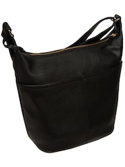 Pure Luxuries London Wittering' Leather Black Shoulder Bag - Image 2 of 7
