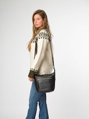 Pure Luxuries London Wittering' Leather Black Shoulder Bag - Image 6 of 7