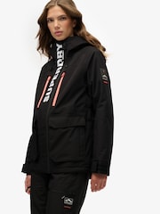 Superdry Black Ultimate Freestyle Ski Jacket - Image 4 of 7