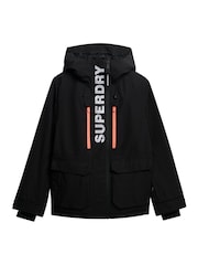 Superdry Black Ultimate Freestyle Ski Jacket - Image 6 of 7