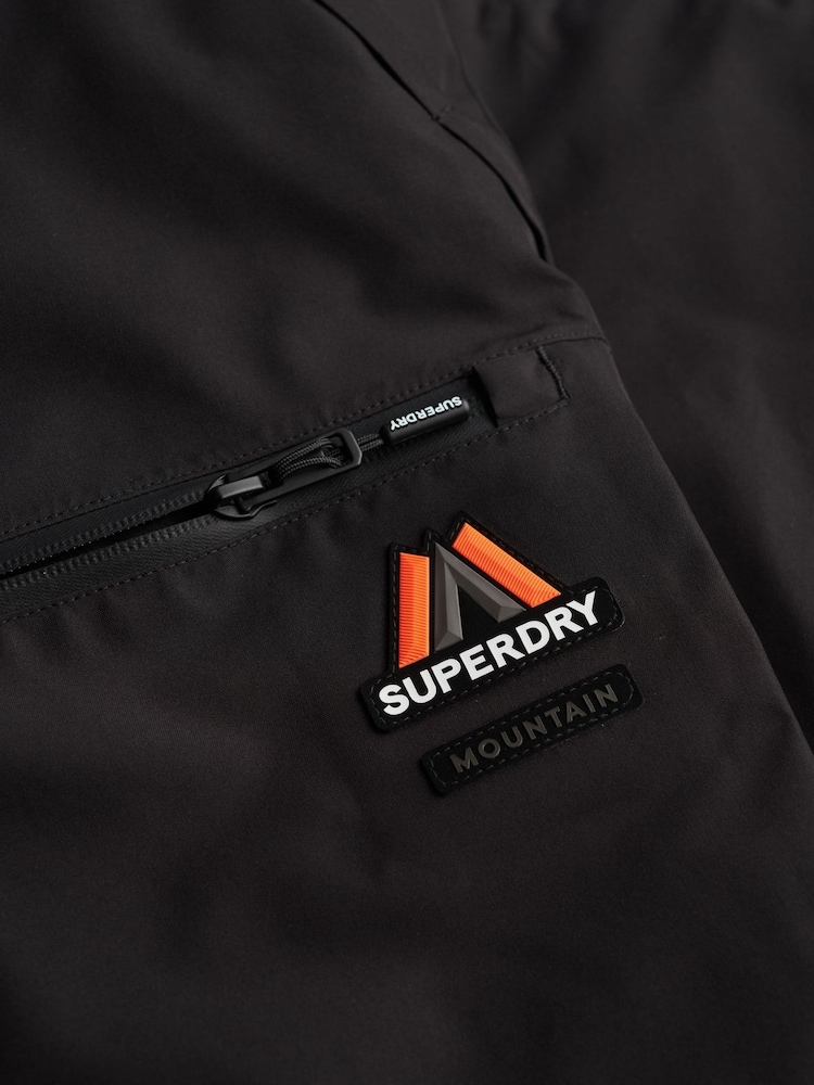 Superdry Black Ski Shell Pants - Image 5 of 5 Superdry Black Ski Shell Pants - Image 5 of 5