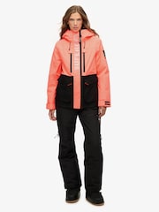 Superdry Pink Ultimate Freestyle Ski Jacket - Image 3 of 7