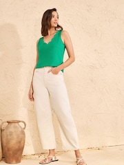 Love & Roses X2 Scallop Scoop Jersey Vest - Bild 6 av 7