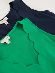 Love & Roses X2 Scallop Scoop Jersey Vest - Bild 7 av 7