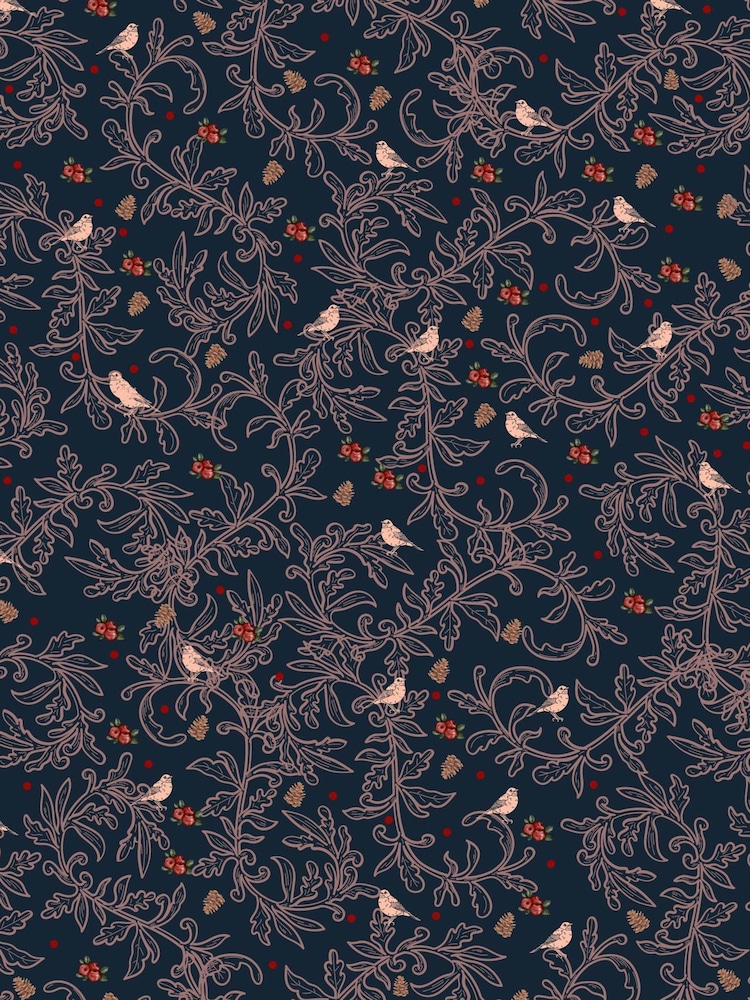 Avalon Home Set of 2 Navy Robins Napkins - Image 6 of 6 Avalon Home Set of 2 Navy Robins Napkins - Image 6 of 6