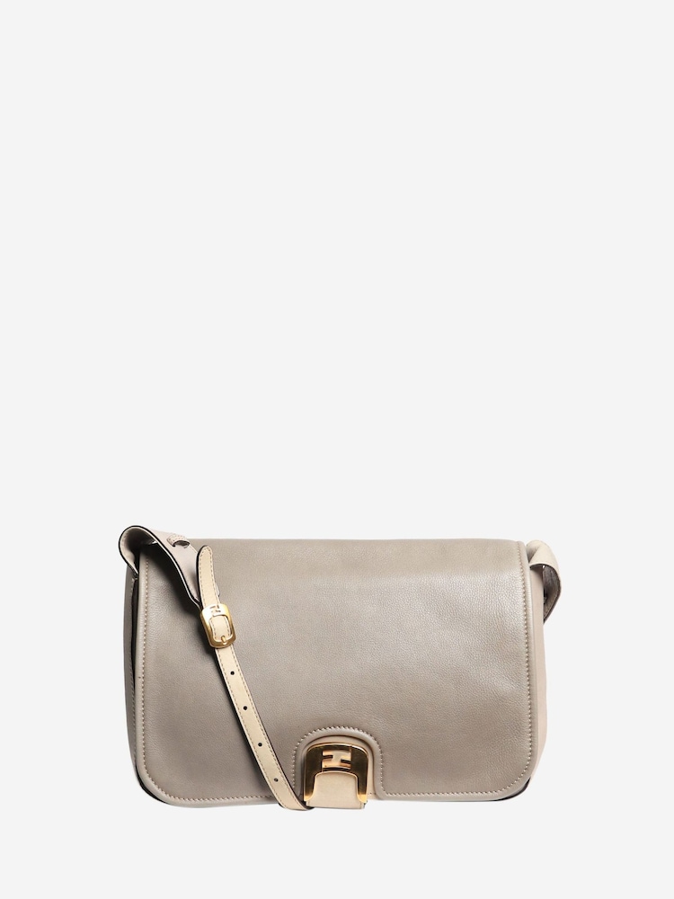 Sign of the Times Grey Fendi 2Jours Neoprene 2 Way Bag - Image 1 of 7 Sign of the Times Grey Fendi 2Jours Neoprene 2 Way Bag - Image 1 of 7
