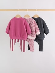 Animal Print Baby Sweater and Leggings Set 6 Piece (0mths-2yrs) - Image 8 of 18
