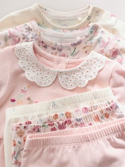 Pink Fairy Mouse Long Sleeve T-Shirt And Leggings Baby 6 Piece Set (0mths-2yrs) - Image 12 of 19