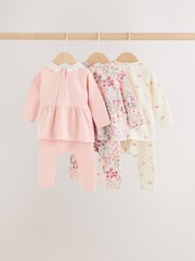 Pink Fairy Mouse Long Sleeve T-Shirt And Leggings Baby 6 Piece Set (0mths-2yrs) - Image 8 of 19