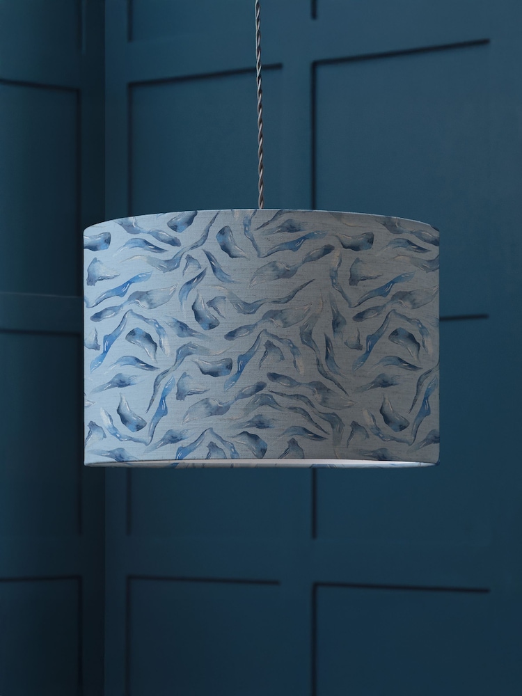 Voyage Maison Blue Balaya Eva Printed Lamp Shade - Image 1 of 2 Voyage Maison Blue Balaya Eva Printed Lamp Shade - Image 1 of 2