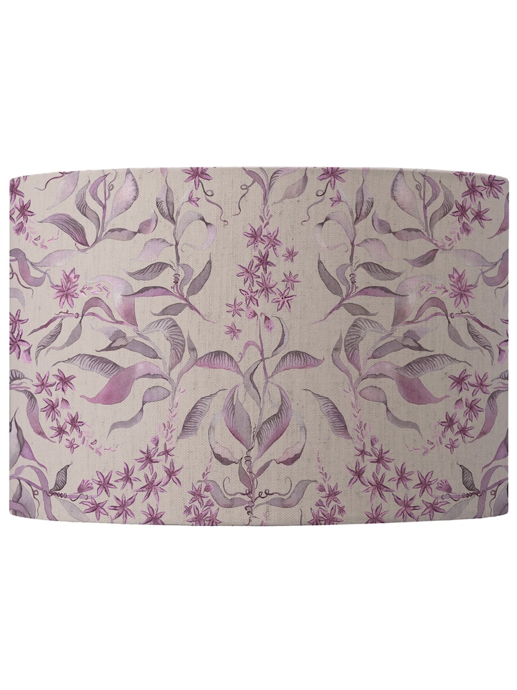 Voyage Maison Purple Hettie Eva Printed Lamp Shade - Image 2 of 2