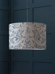 Voyage Maison Blue Hettie Eva Printed Lamp Shade - Image 1 of 2