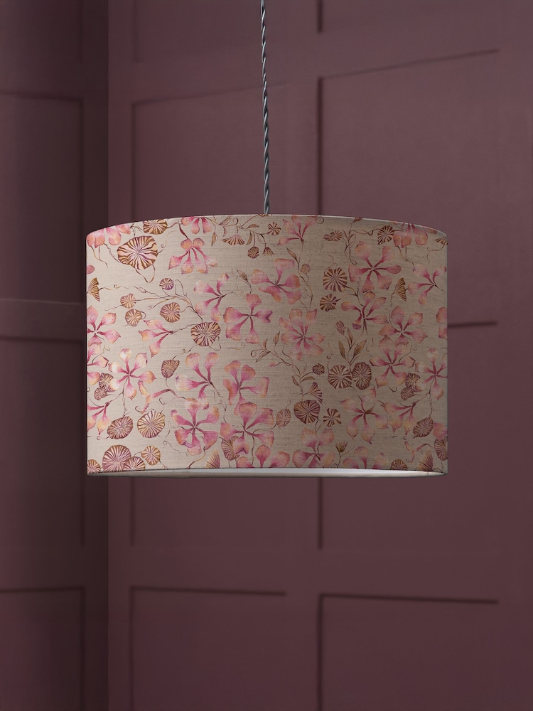 Voyage Maison Pink Philipa Eva Printed Lamp Shade - Image 1 of 2