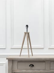 Voyage Maison Grey Aratus Wooden Table Lamp Base - Image 1 of 1
