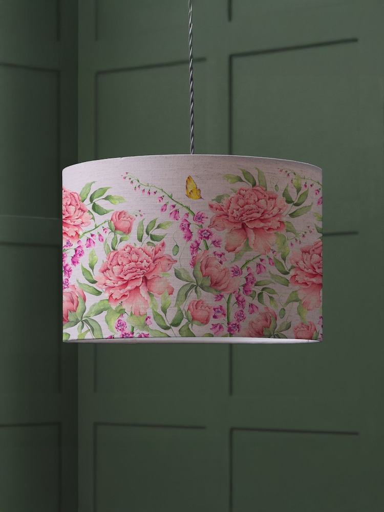 Voyage Maison Pink Junelle Eva Printed Lamp Shade - Image 1 of 2