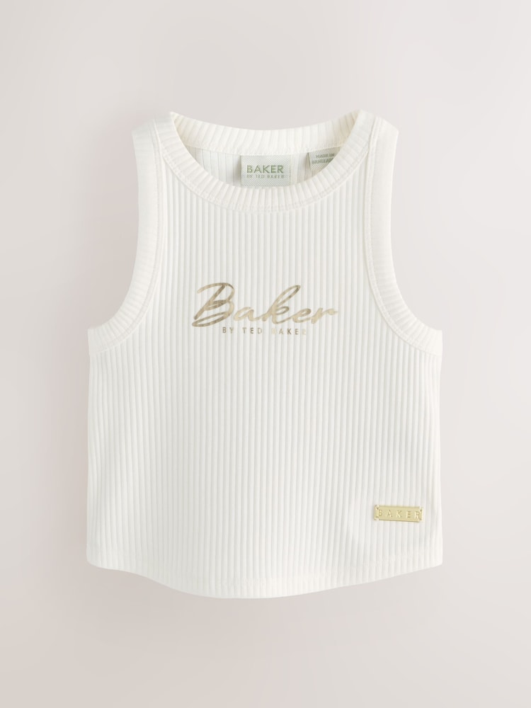 Baker by Ted Baker 3 Pack Ribbed Racer Back Vests - 圖片 2/8 Baker by Ted Baker 3 Pack Ribbed Racer Back Vests - 圖片 2/8