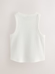 Baker by Ted Baker 3 Pack Ribbed Racer Back Vests - 圖片 3/8